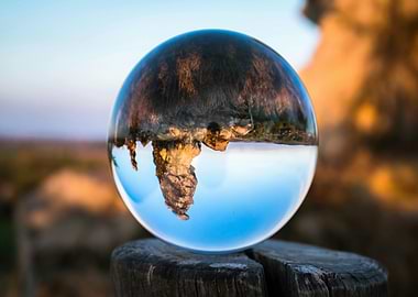 Landscape in a Crystal Ball