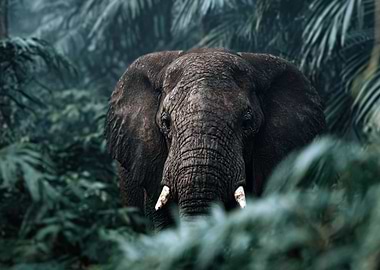 Elephant in the Jungle