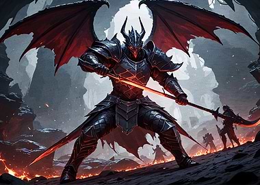 Winged Warrior Dark Armor