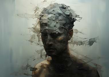 Abstract Portrait of a Man