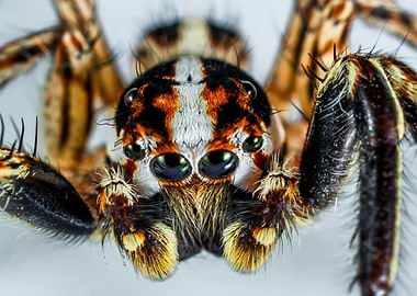 Macro Spider Portrait
