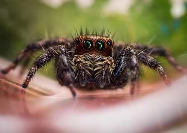 Close-up of a Jumping Spider