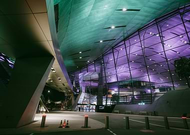 Modern Architecture with Glass and Steel