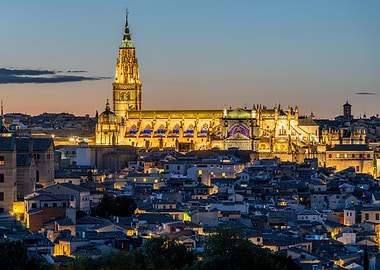 Toledo, Spain at Dusk