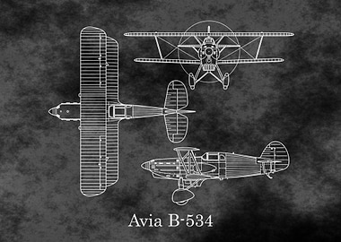 Avia B-534 Blueprint