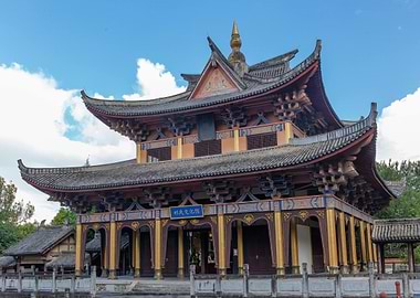 Traditional Chinese Architecture Building