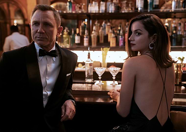 Daniel Craig and Ana de Armas