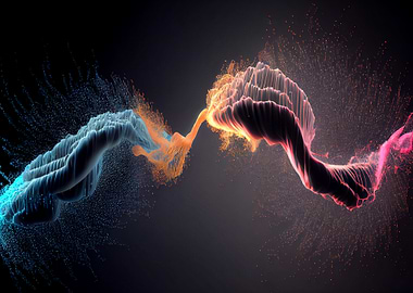 Abstract Colorful Swirls