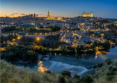 Toledo, Spain at Dusk