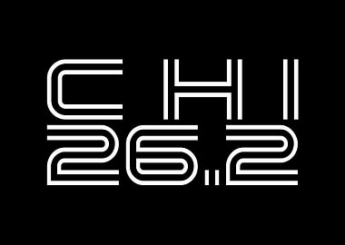CHI 26.2 Marathon Graphic