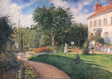 Monet's Garden at Giverny Painting