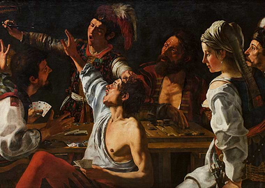 The Cardsharps by Caravaggio
