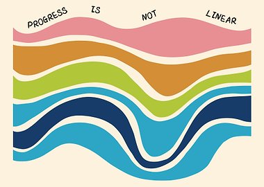 Progress is Not Linear Graphic