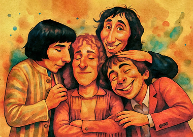 The Goodies Watercolor Portrait