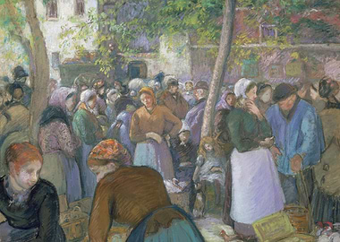 Market Scene with People