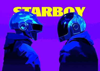 Daft Punk Starboy Fan Art