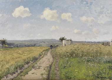 Camille Pissarro's Landscape Painting