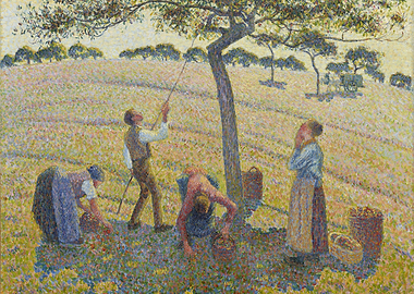 Apple Harvest by Camille Pissarro