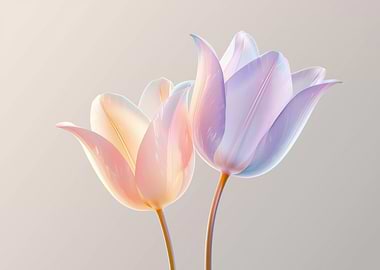 Pastel Tulips