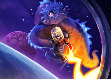 Space Otter going on an Adventure!