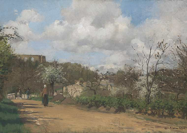 Pissarro's Landscape with Aqueduct, Pontoise