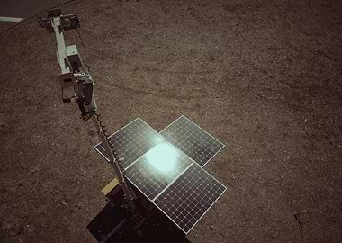 Solar Panels on a Field