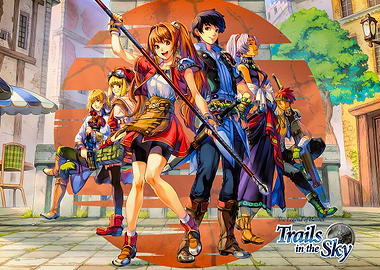 Trails in the Sky Group Artwork