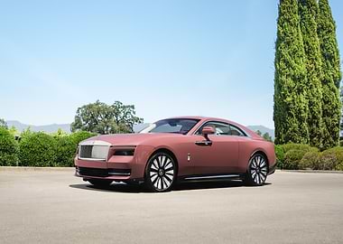Rose Gold Rolls Royce Coupe