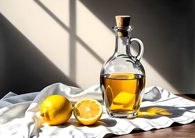 Lemon Oil Still Life