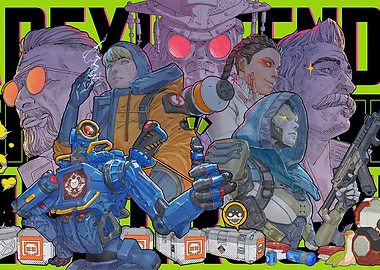 Apex Legends Character Grouping Illustration