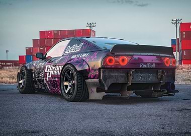 Custom Nissan 240SX Drift Car