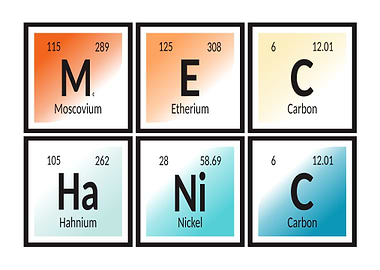 Periodic Table Elements: Mechanic