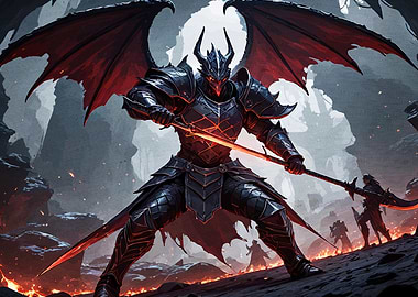 Winged Warrior Dark Armor