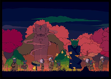 Nine Sols Gathering with Masks