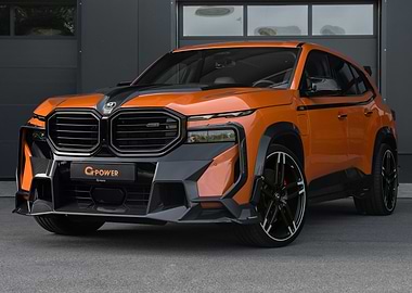 Orange and Black G-Power BMW