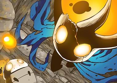 Hollow Knight inspired digital art