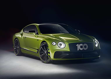 Lime Green Bentley Continental GT