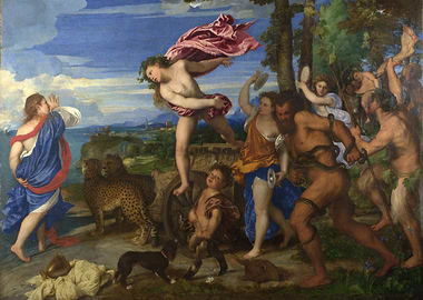 Bacchus and Ariadne painting by Titian