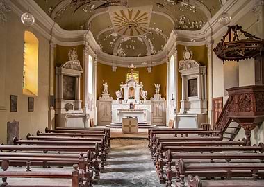 Abandoned Church Interior