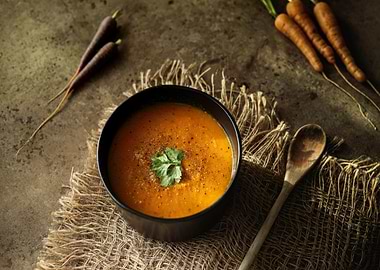 Carrot Soup Still Life