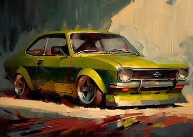 Opel Kadett C Coupe Painting