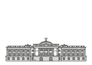 Minimalist Building Illustration