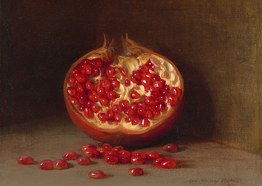 Pomegranate Still Life Painting