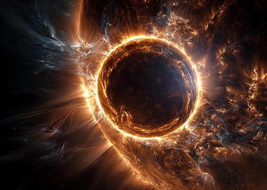 A Planet in Close Orbit Enveloped by Sun