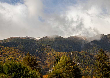 Autumn Mountains Landscape