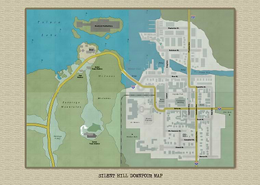 Silent Hill Downpour Game Map