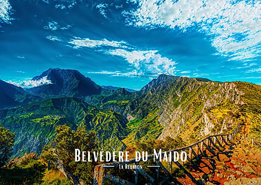 Belvedere Du Maido, La Reunion Landscape