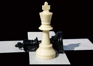 Chess: White King Stands, Black King Fallen