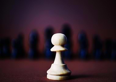 Chess Pawn in Focus