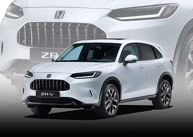 White Honda ZR-V Car